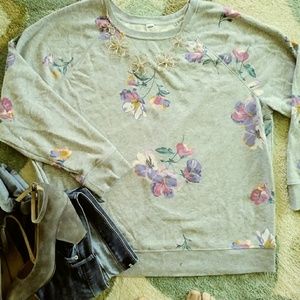 Floral sweatshirt